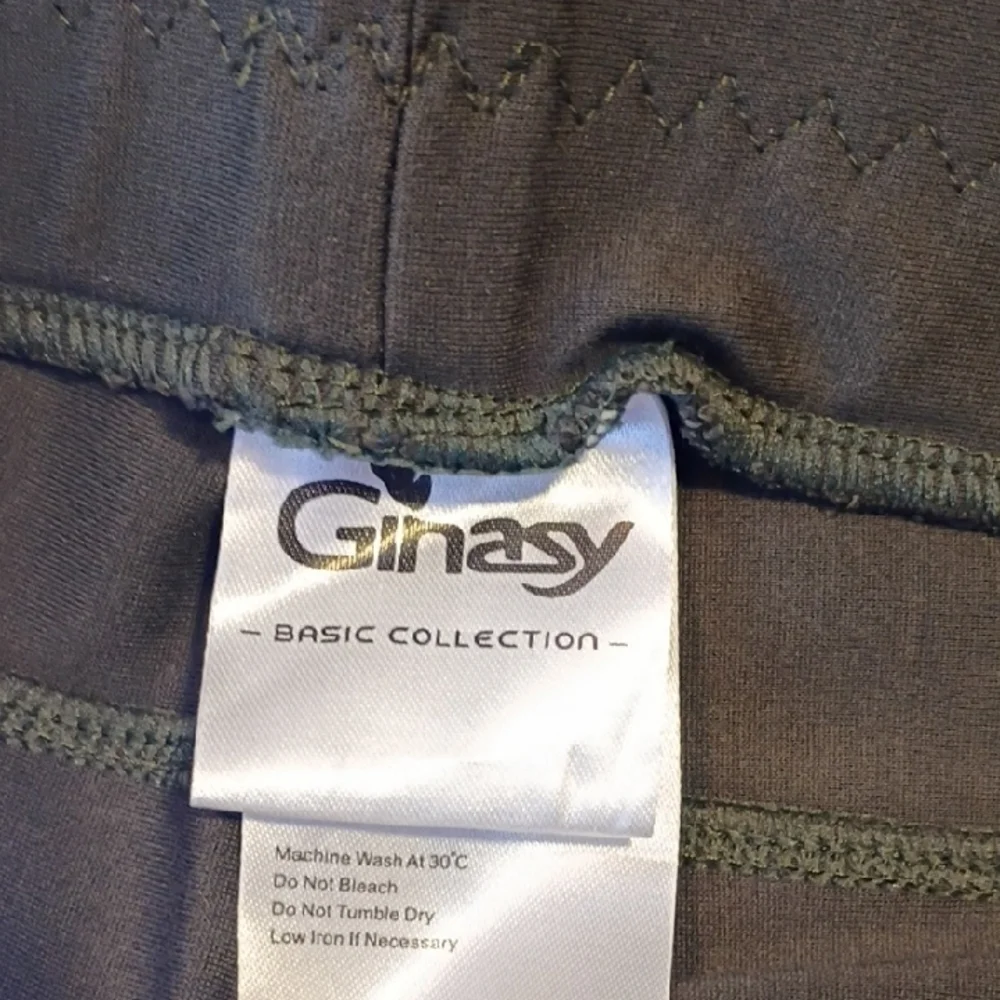 Women's Olive Green Dress Leggings Size S - Picture 8 of 9